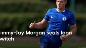 九游互动-官方：切尔西19岁前锋杰伊-摩根租借至英甲彼得堡联 租期一个赛季