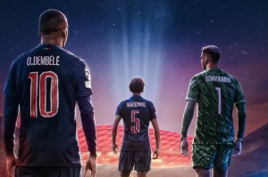 九游娱乐-巴黎公布决赛海报：欧冠之旅只差最后一步！登贝莱、多纳鲁马出镜